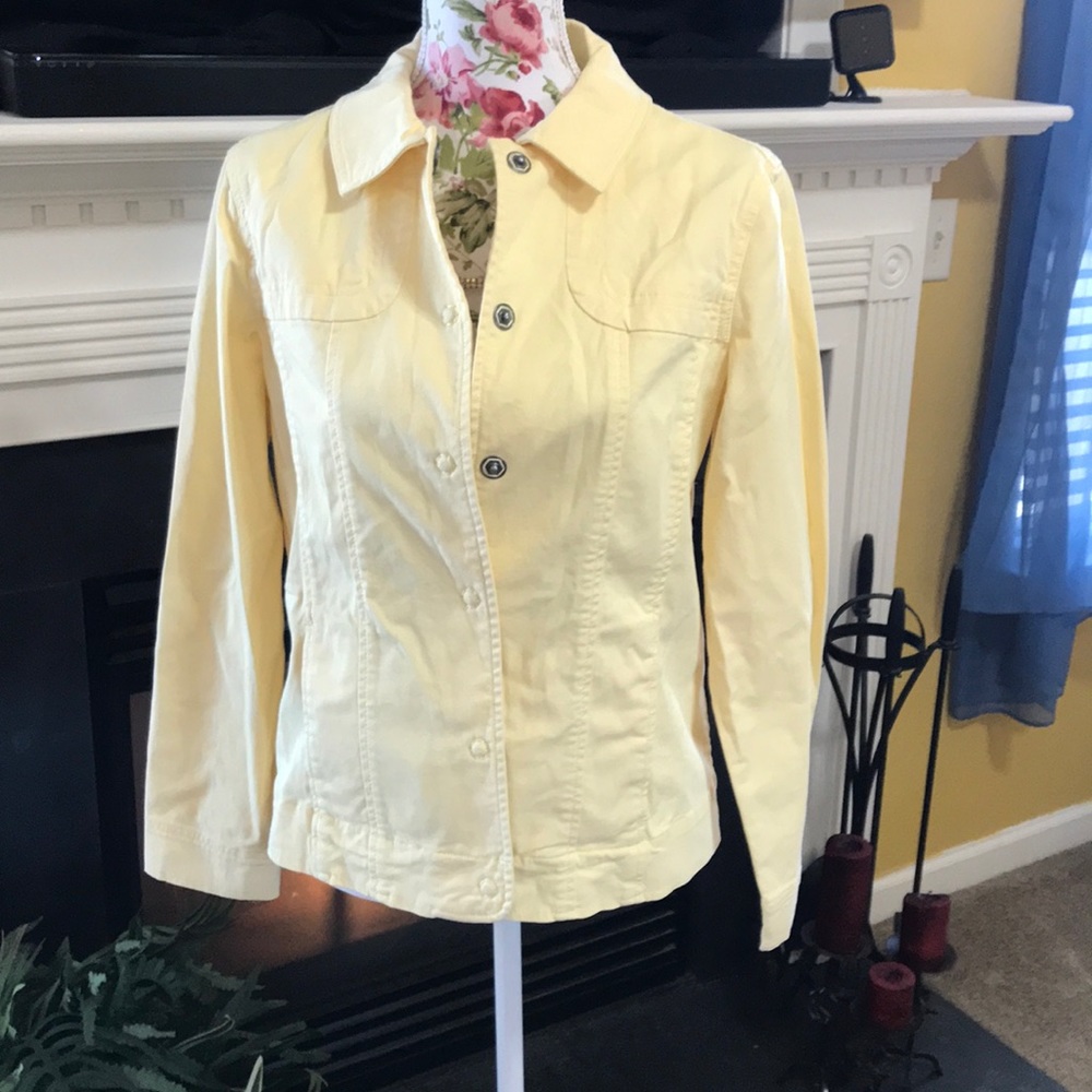 Sunny Yellow Women's Jean Jacket
